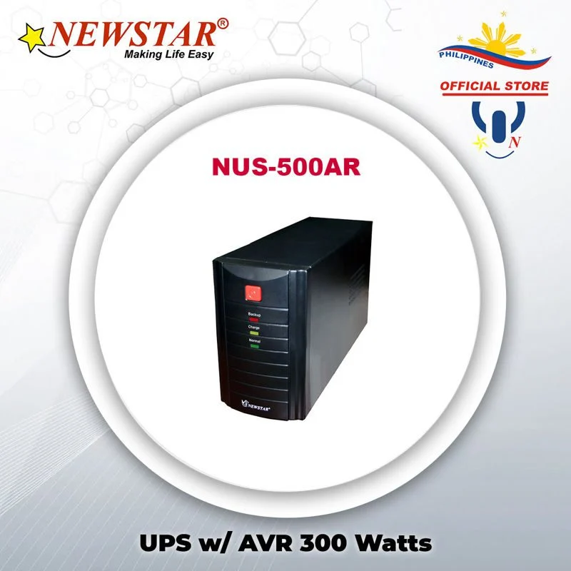 Newstar UPS with AVR 500VA (300W) NUS-500AR
