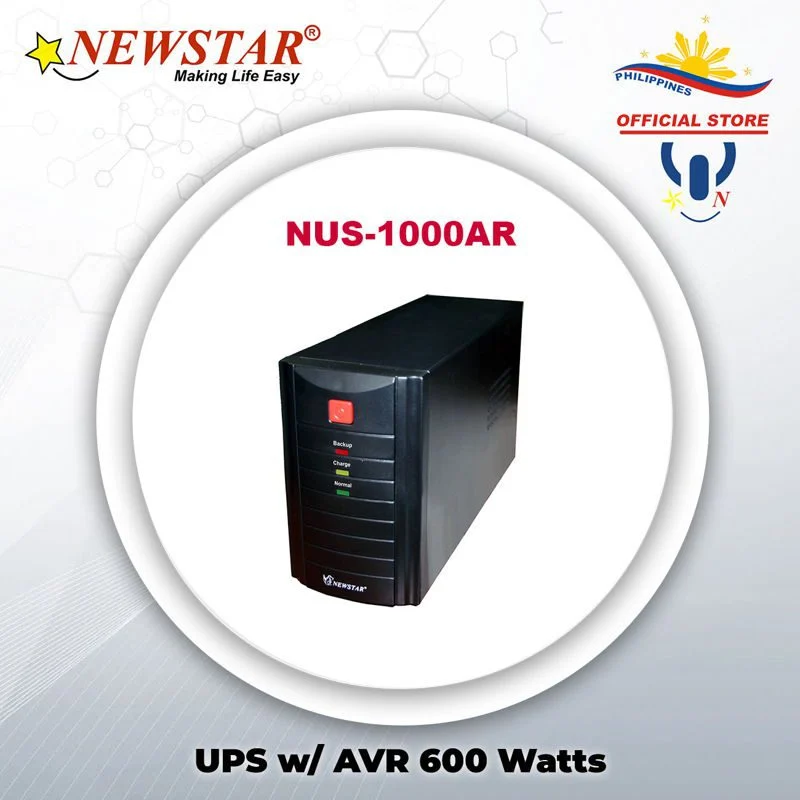 Newstar UPS with AVR 1000VA (600W) NUS-1000AR